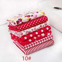 24*25cm/Pack 7pcs/Pack Printed Cotton Fabric Patchwork Floral Pattern Fabric Face Protection DIY Calico Sewing Supplies T7866