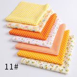 24*25cm/Pack 7pcs/Pack Printed Cotton Fabric Patchwork Floral Pattern Fabric Face Protection DIY Calico Sewing Supplies T7866