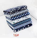 24*25cm/Pack 7pcs/Pack Printed Cotton Fabric Patchwork Floral Pattern Fabric Face Protection DIY Calico Sewing Supplies T7866