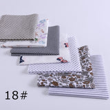 24*25cm/Pack 7pcs/Pack Printed Cotton Fabric Patchwork Floral Pattern Fabric Face Protection DIY Calico Sewing Supplies T7866