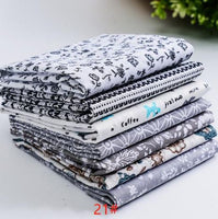 24*25cm/Pack 7pcs/Pack Printed Cotton Fabric Patchwork Floral Pattern Fabric Face Protection DIY Calico Sewing Supplies T7866