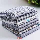 24*25cm/Pack 7pcs/Pack Printed Cotton Fabric Patchwork Floral Pattern Fabric Face Protection DIY Calico Sewing Supplies T7866