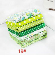 24*25cm/Pack 7pcs/Pack Printed Cotton Fabric Patchwork Floral Pattern Fabric Face Protection DIY Calico Sewing Supplies T7866
