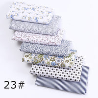 24*25cm/Pack 7pcs/Pack Printed Cotton Fabric Patchwork Floral Pattern Fabric Face Protection DIY Calico Sewing Supplies T7866