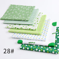 24*25cm/Pack 7pcs/Pack Printed Cotton Fabric Patchwork Floral Pattern Fabric Face Protection DIY Calico Sewing Supplies T7866