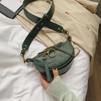 Fashion Quality PU Leather Crossbody Bags For Women 2021 Chain Small Shoulder Simple Bag Lady Travel Handbags And Purses