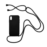 Liquid Silicone Chain Necklace Cell Phone Case With Lanyard Neck Strap Rope Cord For iPhone 12 11 13 Pro Max X XS XR 6 7 8 Plus
