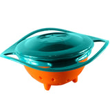 Creative 360 Rotate Spill-Proof Universal Gyro Bowl Baby Food Dinnerware Kids Eating Training Bowls Feeding Learning Dishes