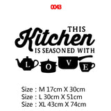 NEW Kitchen Wall Art Decal Wall Stickers For Kitchen Room Nature Decor Quote Wallpaper Vinyl Decals Mural