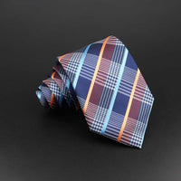Fashion Polyester Necktie For Men Business Meeting Formal Striped Dot Floral 8cm Jacquard Tie Daily Wear Cravat Suit Accessories