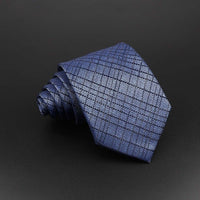 Fashion Polyester Necktie For Men Business Meeting Formal Striped Dot Floral 8cm Jacquard Tie Daily Wear Cravat Suit Accessories
