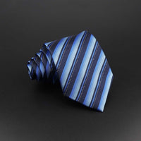 Fashion Polyester Necktie For Men Business Meeting Formal Striped Dot Floral 8cm Jacquard Tie Daily Wear Cravat Suit Accessories