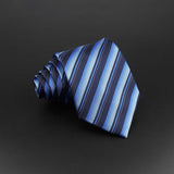 Fashion Polyester Necktie For Men Business Meeting Formal Striped Dot Floral 8cm Jacquard Tie Daily Wear Cravat Suit Accessories