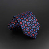 Fashion Polyester Necktie For Men Business Meeting Formal Striped Dot Floral 8cm Jacquard Tie Daily Wear Cravat Suit Accessories
