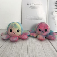 Kawaii Two-sided Cat gato Plush Toys Mood Cat Emotion Cat Gato Doll Double-Sided Flip Doll Peluches For Pulpos Kid Gift