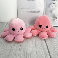 Kawaii Two-sided Cat gato Plush Toys Mood Cat Emotion Cat Gato Doll Double-Sided Flip Doll Peluches For Pulpos Kid Gift