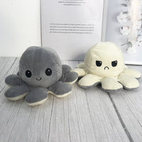 Kawaii Two-sided Cat gato Plush Toys Mood Cat Emotion Cat Gato Doll Double-Sided Flip Doll Peluches For Pulpos Kid Gift