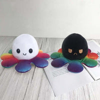 Kawaii Two-sided Cat gato Plush Toys Mood Cat Emotion Cat Gato Doll Double-Sided Flip Doll Peluches For Pulpos Kid Gift