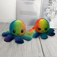 Kawaii Two-sided Cat gato Plush Toys Mood Cat Emotion Cat Gato Doll Double-Sided Flip Doll Peluches For Pulpos Kid Gift