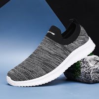 New men sneakers light fashion casual shoes slip-on comfortable women pink couple shoes large size 11 gray without lace design