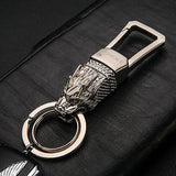 Honest Luxury Key Chain Men Women Car Keychain For Key Ring Holder Jewelry Genuine Leather Rope  Bag Pendant Fathers Day Gift