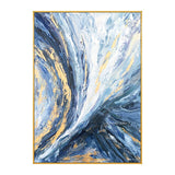 Modern Wall Art Pictures 100% handpainted Gold Foil Canvas Oil Painting Wall Pictures For Living Room Decor Abstract Art Cuadros