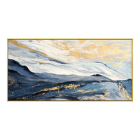 Modern Wall Art Pictures 100% handpainted Gold Foil Canvas Oil Painting Wall Pictures For Living Room Decor Abstract Art Cuadros