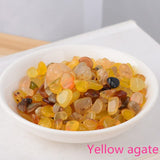30g / 50g / 100g/Natural Tiger Eye Quartz Gravel Treatment Reiki Pearl Aquarium Garden Kitchen Decoration