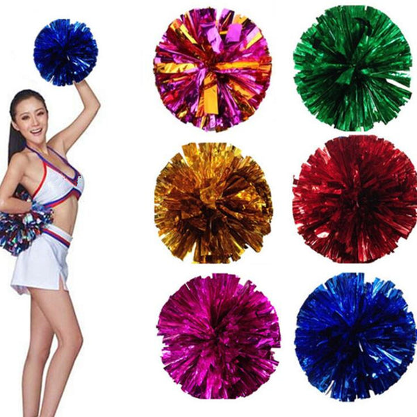 1pc Game Pompoms Cheerleading Flower Ball Cheerleaders Hand Flower Aerobics Dance Props Gymnastics Competition Sport Accessories