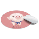 1pcs Cute mouse pad small round large cushion portable office home natural non-slip rubber mouse pad
