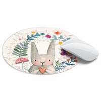 1pcs Cute mouse pad small round large cushion portable office home natural non-slip rubber mouse pad