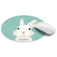 1pcs Cute mouse pad small round large cushion portable office home natural non-slip rubber mouse pad