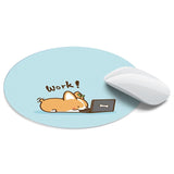 1pcs Cute mouse pad small round large cushion portable office home natural non-slip rubber mouse pad