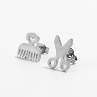 Multiple Golden Stainless Steel Cute Stud Earrings for Women Girls 2020 Fashion Minimalist Earrings Carnations Jewlery Gifts