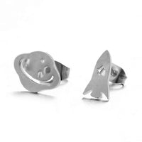 Multiple Golden Stainless Steel Cute Stud Earrings for Women Girls 2020 Fashion Minimalist Earrings Carnations Jewlery Gifts