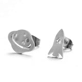 Multiple Golden Stainless Steel Cute Stud Earrings for Women Girls 2020 Fashion Minimalist Earrings Carnations Jewlery Gifts