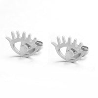 Multiple Golden Stainless Steel Cute Stud Earrings for Women Girls 2020 Fashion Minimalist Earrings Carnations Jewlery Gifts