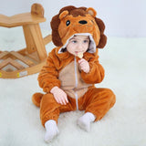 Winter Baby Clothes Panda Rabbit Romper Boy Costume Newborn Romper For Bebes Clothing Kids Girl Jumpsuit Toddler Infant Sleepers