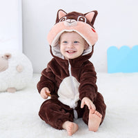 Winter Baby Clothes Panda Rabbit Romper Boy Costume Newborn Romper For Bebes Clothing Kids Girl Jumpsuit Toddler Infant Sleepers