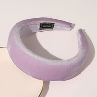 Autumn Winter Bright Color Flannel Headband For Women Wide Hairband Soft Thick Sponge Hair Hoop Turban Knitted Hair Accessories