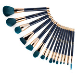 Jessup Makeup Brushes Set 15pcs Purple/Dark Violet Brochas Maquillaje Pinceaux Maquillage Eyeshadow Powder Liner Contour Spoolie