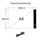 A4 Level Dimmable Led Drawing Copy Pad Board Children&#39;s Toy Painting Educational Kids Grow Playmates Creative Gifts For Children