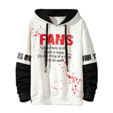 Brand Men Hoodie Sweatshirts Oversized Hip Hop Japanese Streetwear Spring Hooded Men Fashion Casual English Gaffiti Men&#39;s Hoodie