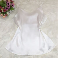Solid Sleeveless Casual Tops V-Neck Female Vest  Women  Summer Silk Tank