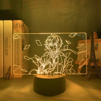 Bungo Stray Dogs Osamu Dazai Lamp Friend for Room Decor Birthday Gift Gadget Nakahara Chuya Night Light  Anime Neon Light Dazai