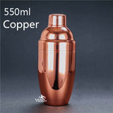 Stainless Steel Cocktail Boston Bar Shaker: 2-piece Set: 18oz Unweighted &amp; 28oz