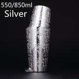 Stainless Steel Cocktail Boston Bar Shaker: 2-piece Set: 18oz Unweighted &amp; 28oz