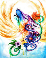 AZQSD Painting By Numbers Tiger Oil Painting Paint By Numbers For Adults Animal Hand Paint Kit Canvas Home Decor Gift Diy
