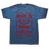 Vintage 1981 40 Years Old T Shirt Men Cotton Short Sleeve T-shirt Tshirt Camiseta Clothing Funny New 40th Birthday