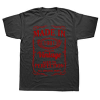 Vintage 1981 40 Years Old T Shirt Men Cotton Short Sleeve T-shirt Tshirt Camiseta Clothing Funny New 40th Birthday